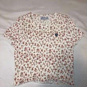 Medium floral crop top from hollister